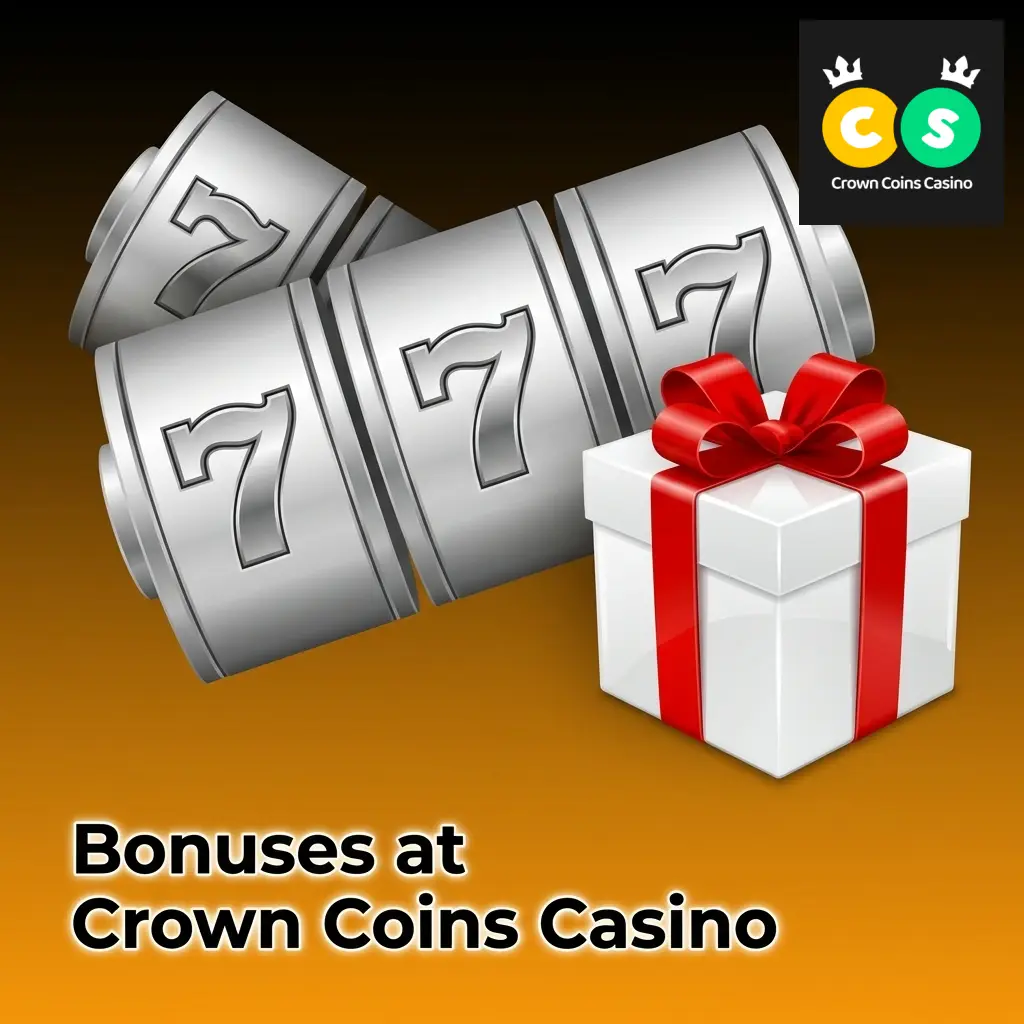 Crown Coins Casino welcome bonus and promotions featuring Crown Coins and Sweeps Coins dual-currency reward system