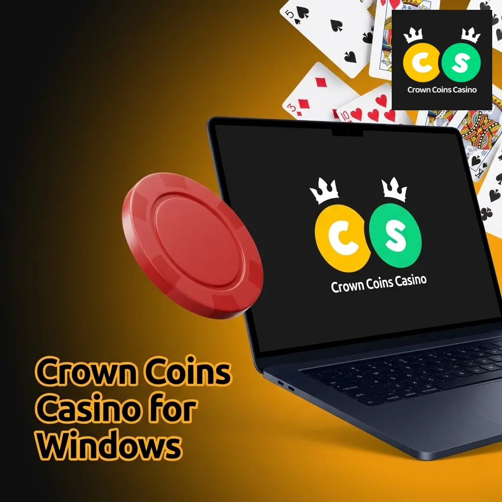 Crown Coins Casino browser-based platform on Windows PC, no download required, accessible via Chrome, Firefox, or Edge