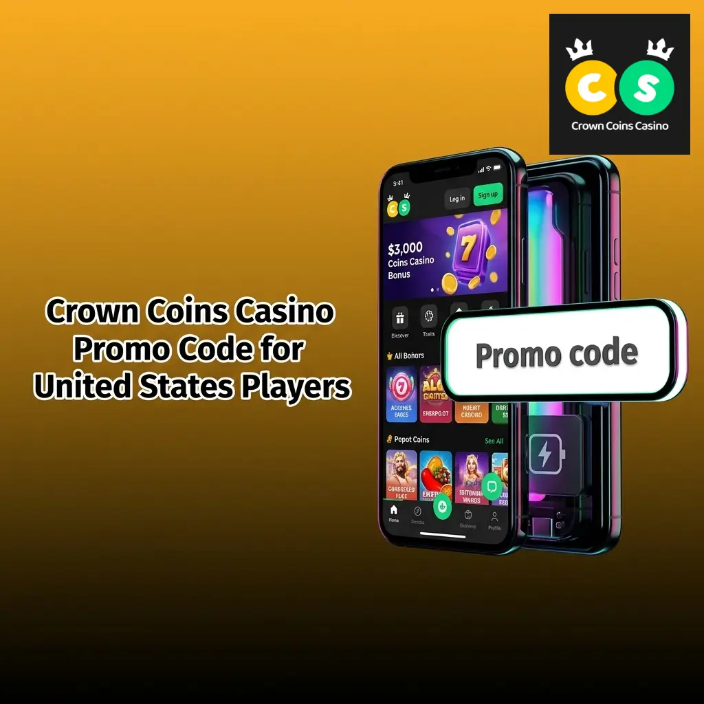 Crown Coins Casino promo code field on sign-up form for US players unlocking bonus Sweeps Coins and Crown Coins