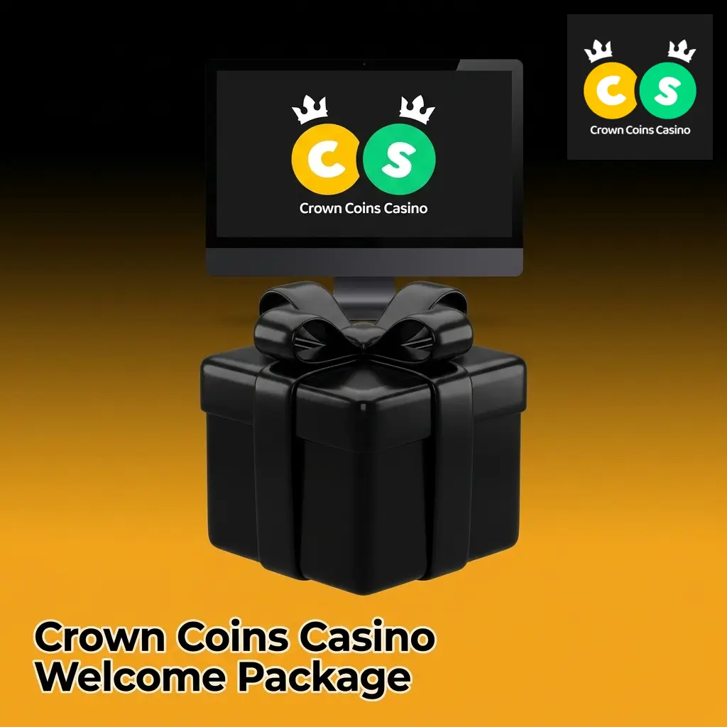 Crown Coins Casino welcome package offering 100,000 Crown Coins and 2 Sweeps Coins free upon registration