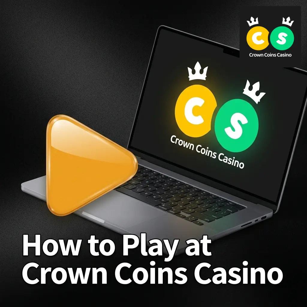 Crown Coins Casino registration steps for US players aged 18 and over with account verification for sweepstakes games