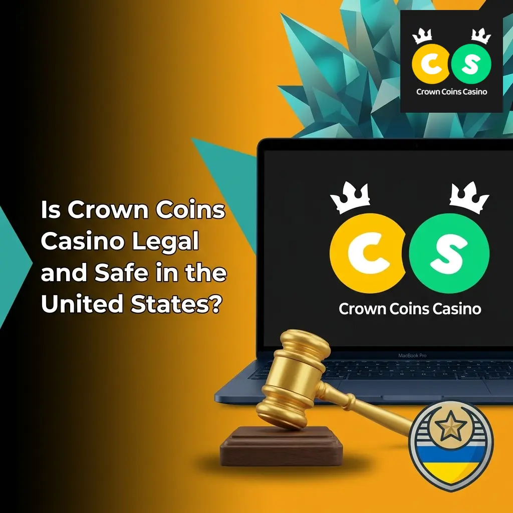 Crown Coins Casino US legality, sweepstakes model, SSL encryption, RNG-certified games, Curaçao license, safe gameplay